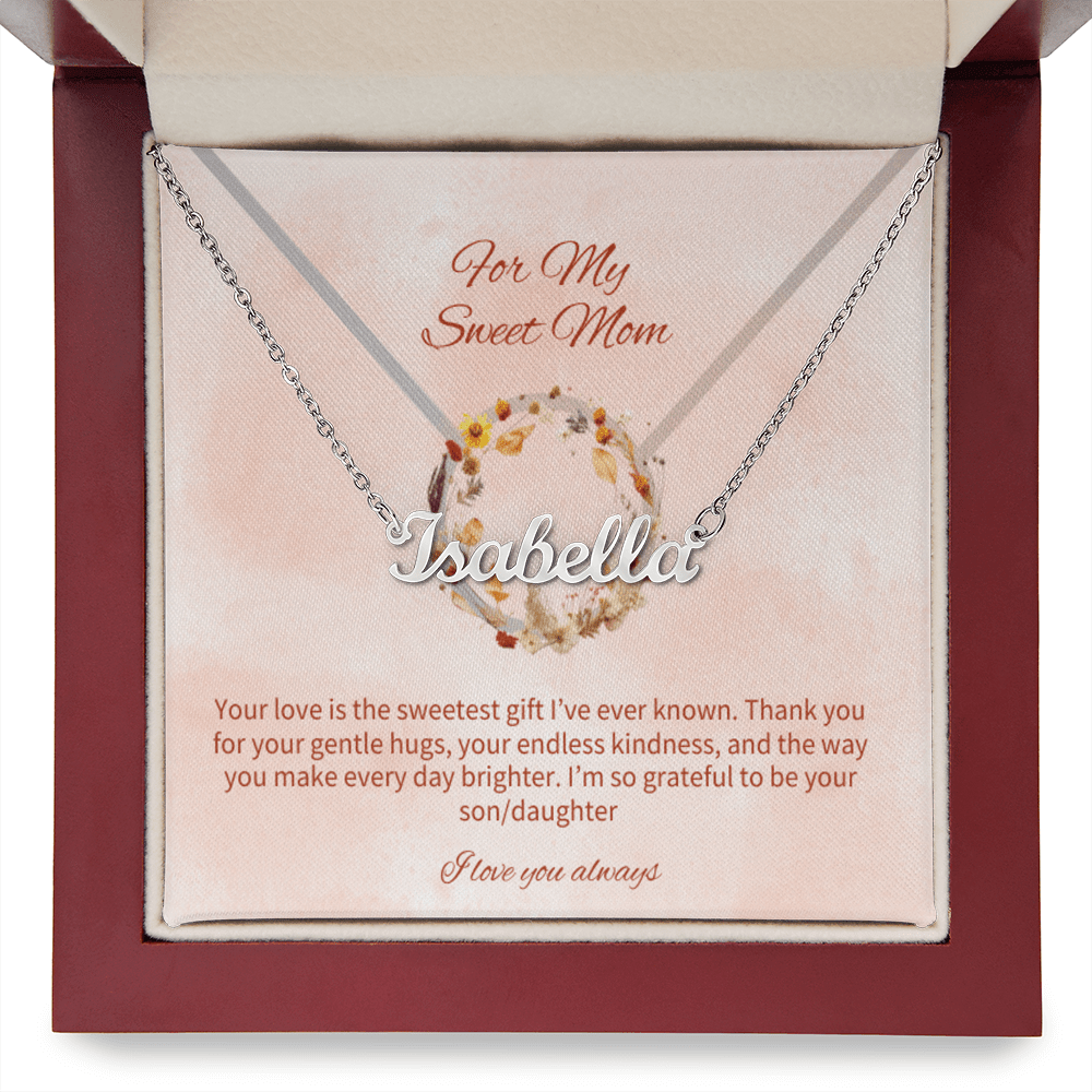 Uniquely Hers The Personalized Name Necklace for Mother's Day - momsparkle