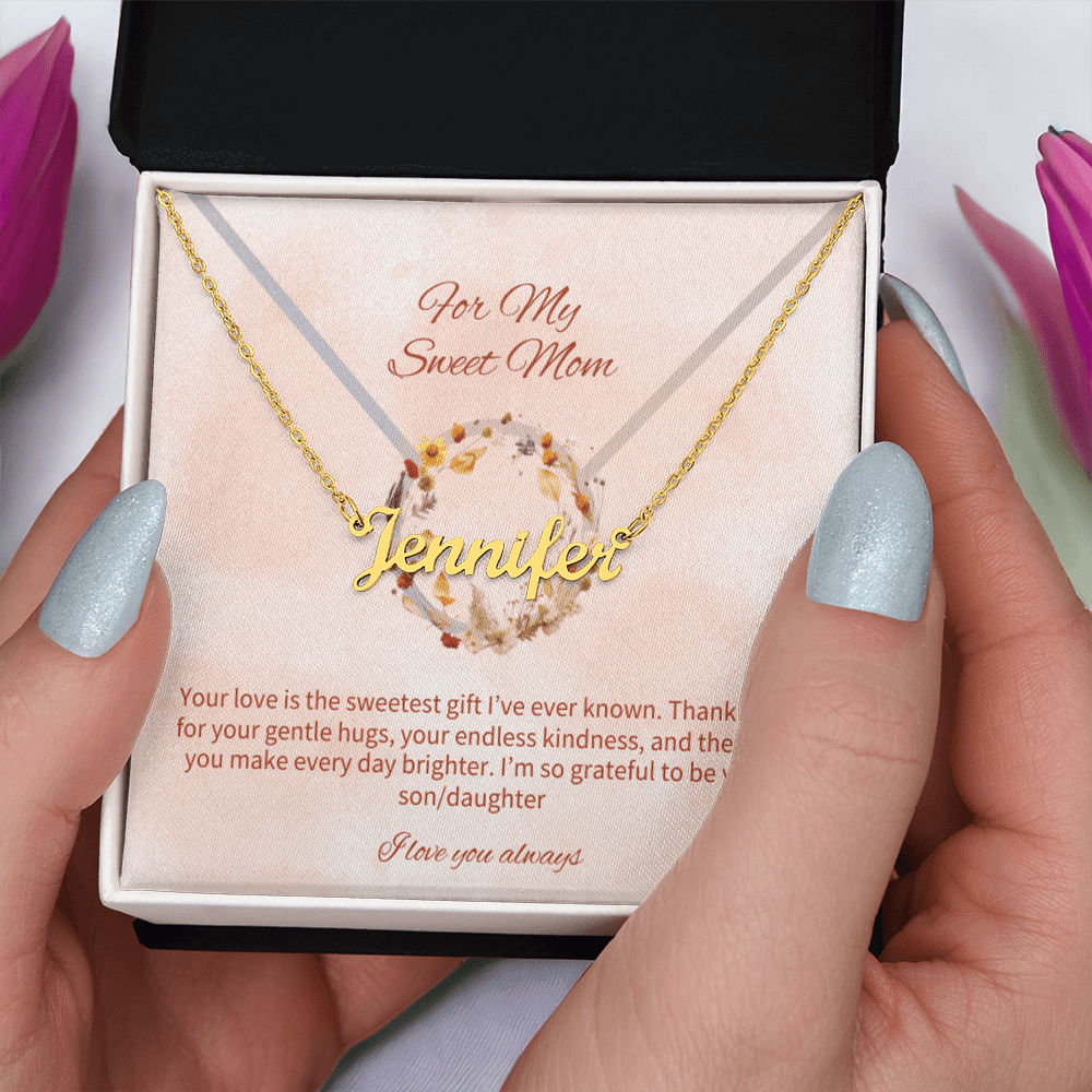 Uniquely Hers The Personalized Name Necklace for Mother's Day - momsparkle