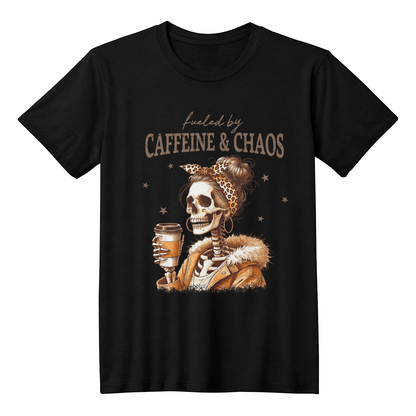 Caffeine And Chaos Long Sleeve Shirt - momsparkle