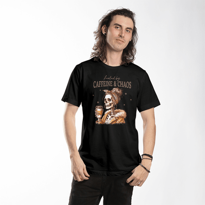 Caffeine And Chaos Long Sleeve Shirt - momsparkle