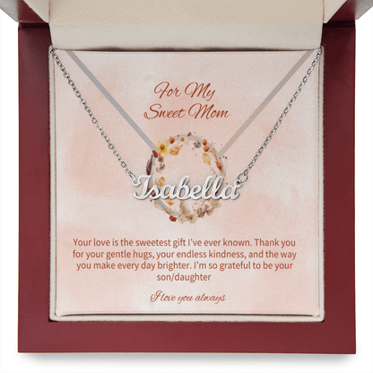 Uniquely Hers The Personalized Name Necklace for Mother's Day - momsparkle