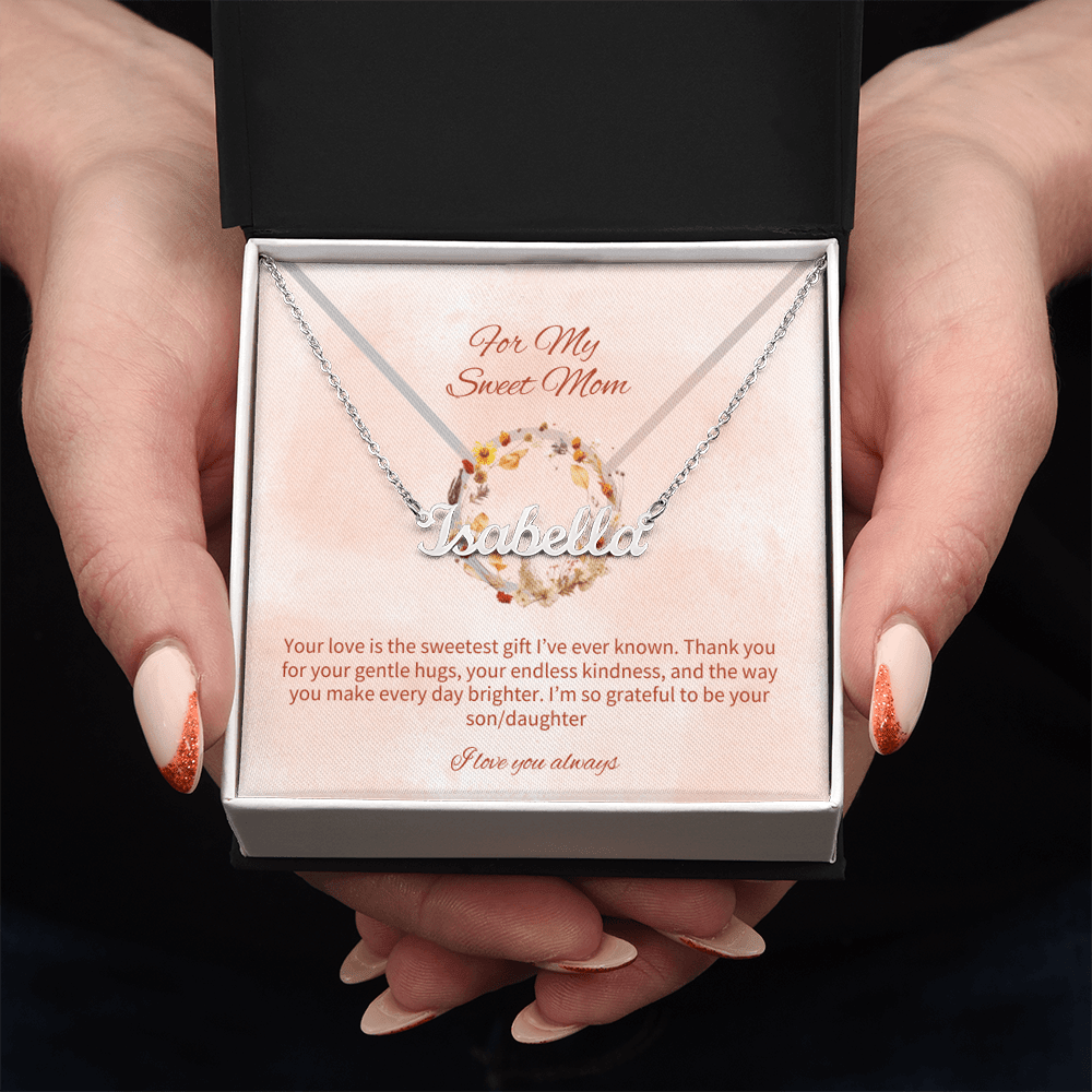 Uniquely Hers The Personalized Name Necklace for Mother's Day - momsparkle