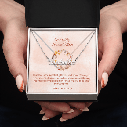 Uniquely Hers The Personalized Name Necklace for Mother's Day - momsparkle