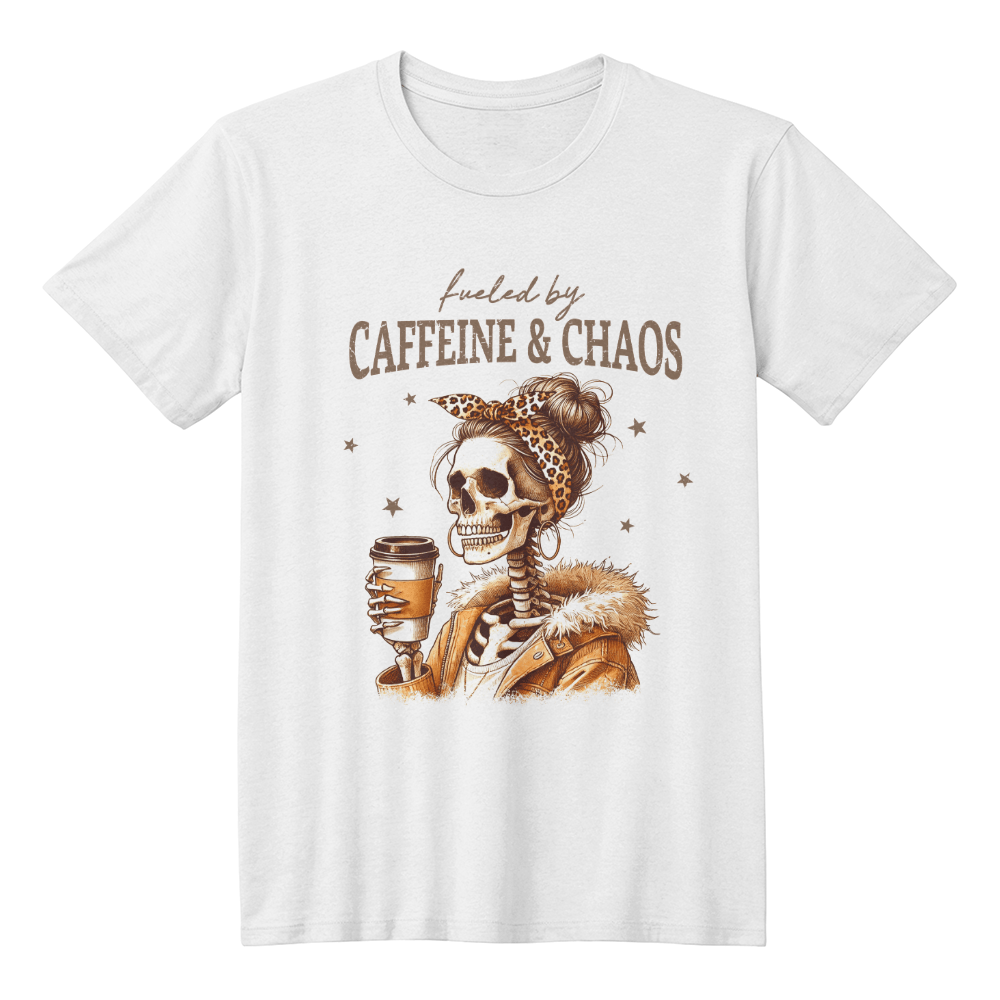 Caffeine And Chaos Long Sleeve Shirt - momsparkle