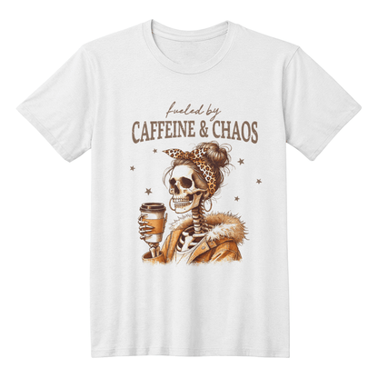 Caffeine And Chaos Long Sleeve Shirt - momsparkle