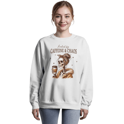 Caffeine And Chaos Long Sleeve Shirt - momsparkle