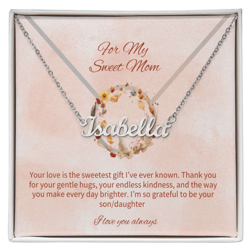 Uniquely Hers The Personalized Name Necklace for Mother's Day - momsparkle