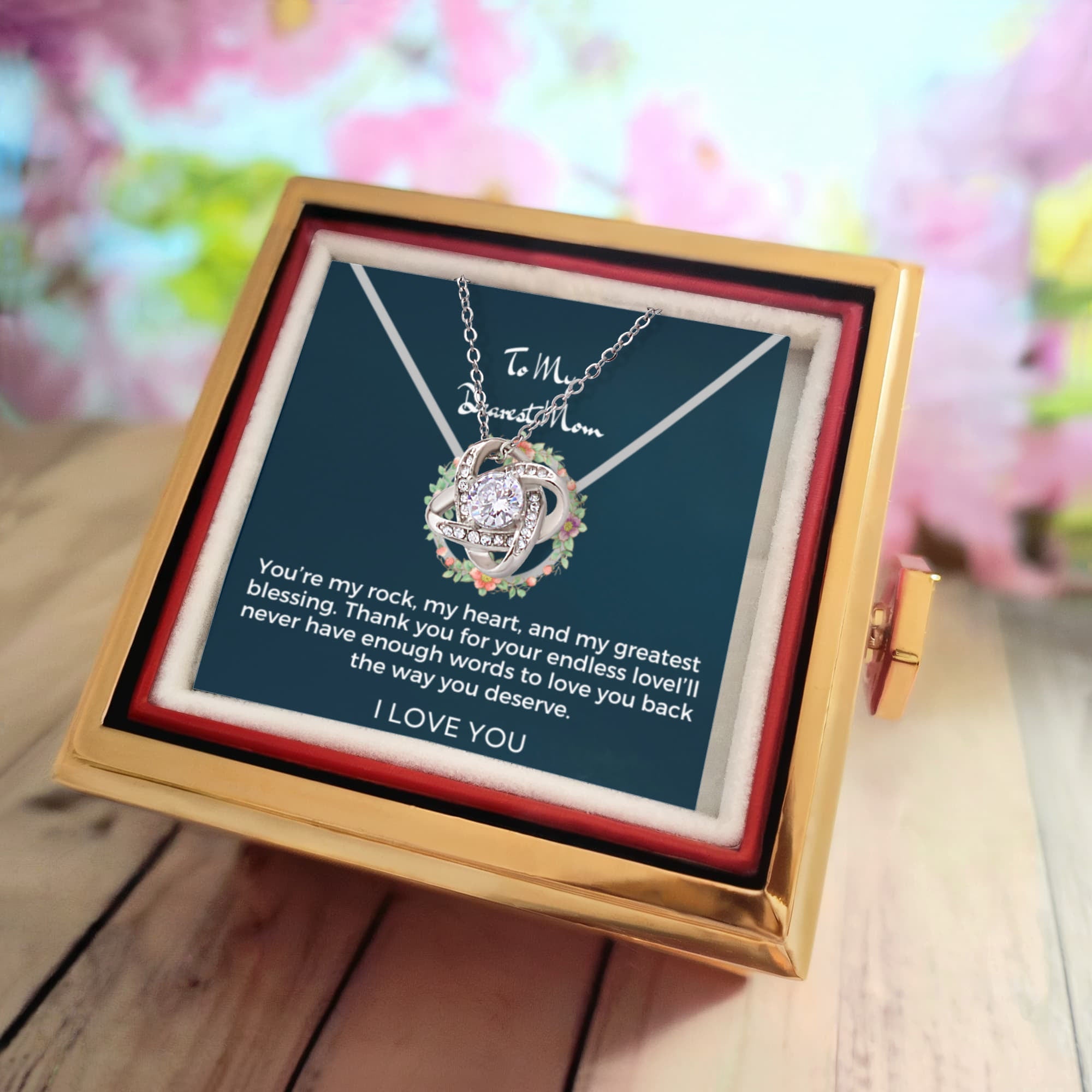 Forever Hers The Love Knot Necklace for a Perfect Mother's Day - momsparkle
