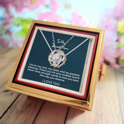 Forever Hers The Love Knot Necklace for a Perfect Mother's Day - momsparkle