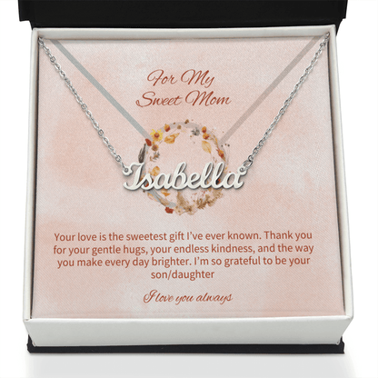Uniquely Hers The Personalized Name Necklace for Mother's Day - momsparkle