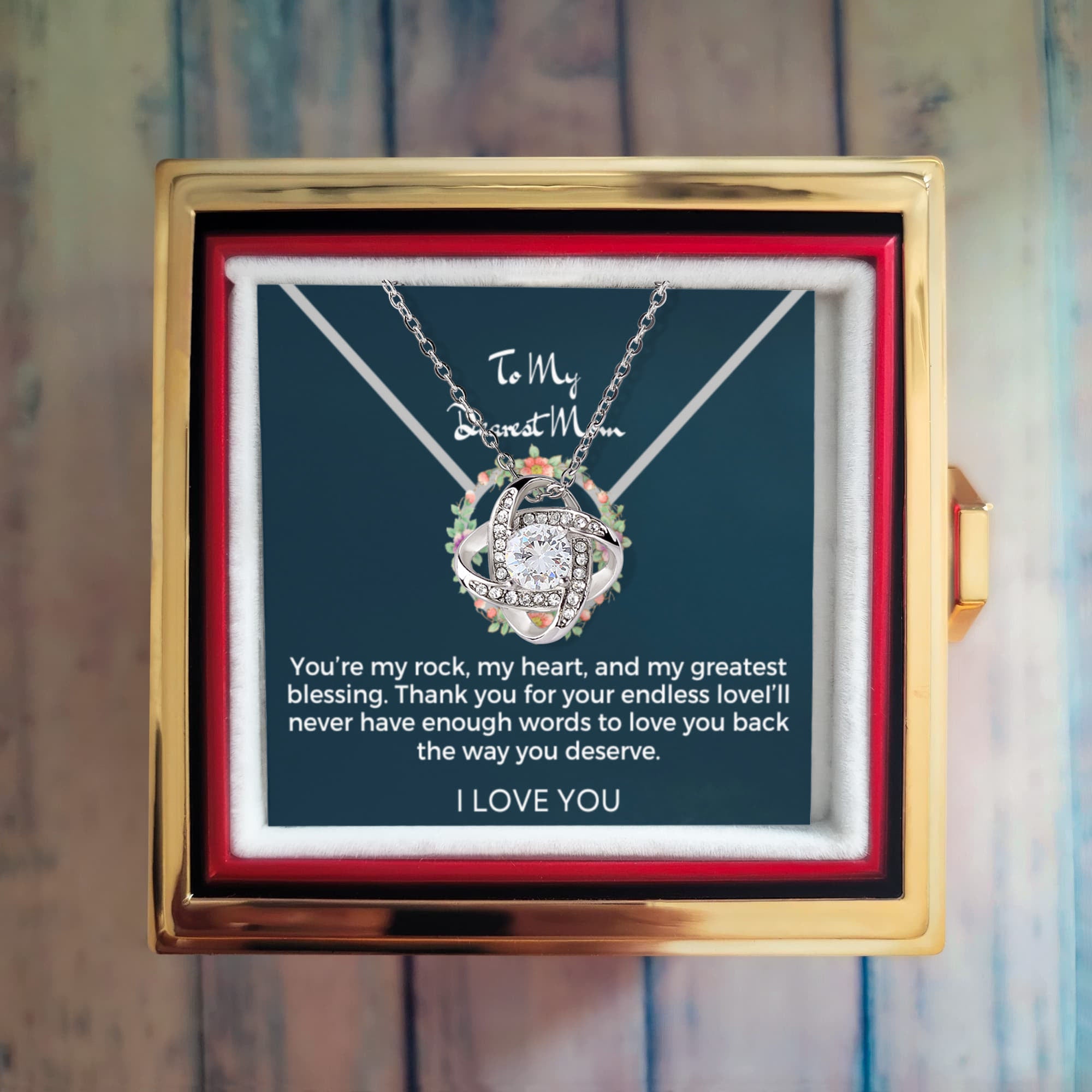 Forever Hers The Love Knot Necklace for a Perfect Mother's Day - momsparkle