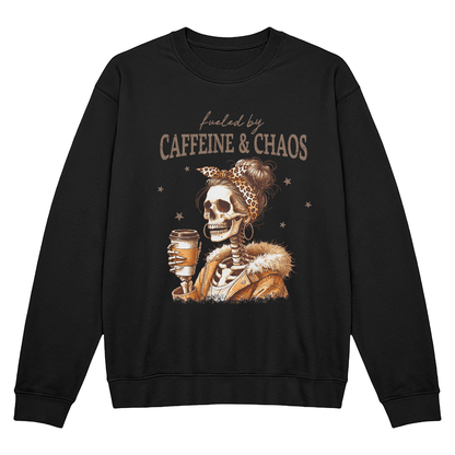 Caffeine And Chaos Long Sleeve Shirt - momsparkle